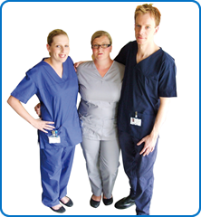 Who you might see - Nurses uniforms